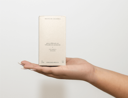 Orgum – Gomitas sin azúcar añadida con vinagre de manzana (60 unidades) en envase hecho en Colombia.